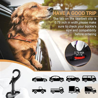 LivTee Dog Seat Belt for Car, Retractable Pet Safety Harness, Adjustable Nylon Dog Seatbelt Leash, Comfortable Dog Accessories for Vehicles (Purple-1PCS)
