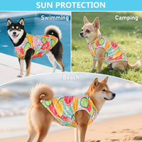 KYEESE 2Pack Dog Shirts for Medium Large Dogs Breathable Mesh Tank Top – Essentials for Dogs - Large (13-19lbs) / 4# 2Pack (Lemon+Pink) - image 2