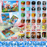 200 pcs Magnetic Blocks, Building Toys Gifts for Kids Age 3+ - Forest - 200 pcs - image 2
