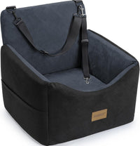 JOEJOY Dog Car Seats for Small Medium Dogs Under 35lbs - Black Dark Grey / Small/Medium