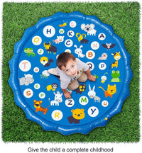 Arfbear 67 inch splash pad sprinkler mat for kids and toddlers - view 2