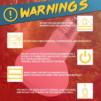 LUCKY HERP Intense Heat Lamp Bulbs for Reptiles 100W 2 Pack - Infrared Basking Light Bulb / 100 Watts - image 3