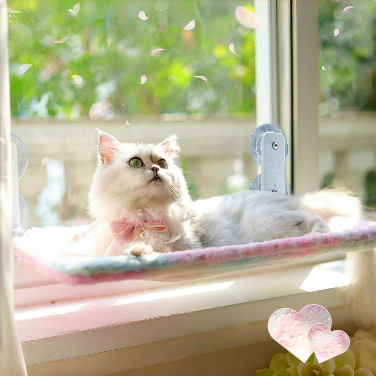 Foldable Cat Window Perch - Multicolor / L (23.5'L x11.2'W x7.8'H)