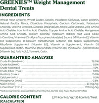 Greenies Weight Management Large Dog Dental Chews Weight Control Dog Treats, 27 oz. Pack (17 Treats)