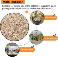 5lb Mixed Sand Rocks Pebbles Pumice Potting Soil Amendment Succulent Cactus Bonsai Gritty Rock Decorative Gravel for Succulents, Bonsai, Vase Fillers,Terrarium Plants