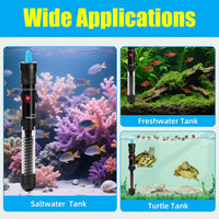 AQUANEAT Aquarium Heater, 50W Fish Tank Heater - 25W - image 3