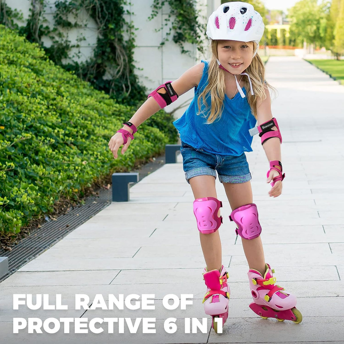 BOSONER knee pads for kids set with elbow pads and wrist guards - view 32