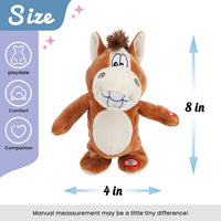 Hopearl Talking Singing Cowgirl Repeats What You Say Girl Walking - Donkey - image 2