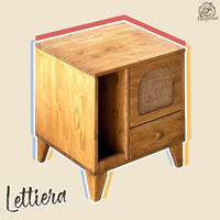 Cat Litter Box | Hidden Litter Box Furniture with Removable Divider | Wooden Cat Washroom Furniture | Indoor Cats House (Wood)