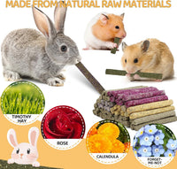 52Pcs Rabbit Chew Sticks, Guinea Pig Toys - 208Pack-Set - image 4