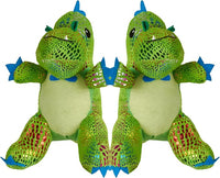 Caitec Presents Nala Cat Tucker The T-Rex Dino - Catnip Toy - Interactive Cat Toy - Chew Toy - Pillow Toy, 2 Pack