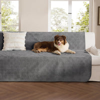 Bedsure Waterproof Couch Cover for Sofa and Dogs Quick Drying - 52x82 inch / Ash Grey