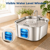 Dog Water Fountain for Large Dogs - Square Window - image 3
