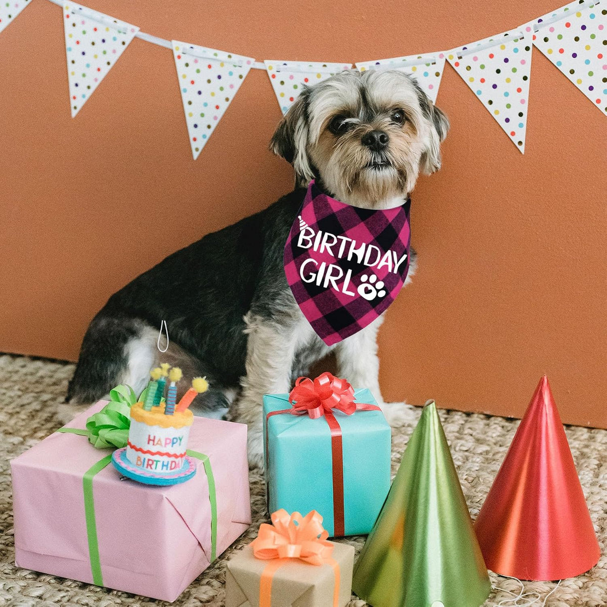 STMK Dog Birthday Bandana - Small / Pink - image 4
