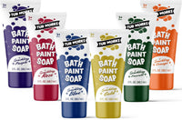 Tub Works Bath Paint Soap Bath Toy, Classic 6 Pack, Non-Toxic - Shimmer
