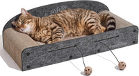 FUKUMARU Large Cat Scratcher Bed - Grey