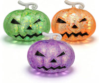 New 6 Packs-Halloween Squishies Toys Slow Rising - 3pc Pumpkin