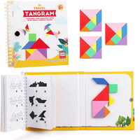 Vanmor Magnetic Tangram Puzzle for Kids - 240 Solution