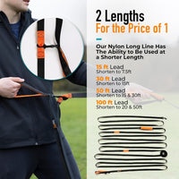 100ft Long Leash for Dogs - 30ft - image 3