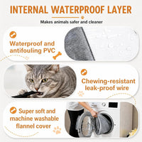 Dog Heating Pad Outdoor, 28*18in with Adjustable 9 Temp Setting & Timer – Essentials for Dogs - 18"*18" - image 4