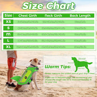 Dog Life Vests for Boating and Swimming, Dog Life Jacket – Essentials for Dogs - LightGreen / Small - image 2
