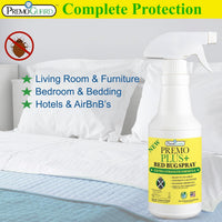 Bed Bug Plus Spray | Natural & Non-Toxic Bed Bug Killer | Premo Guard