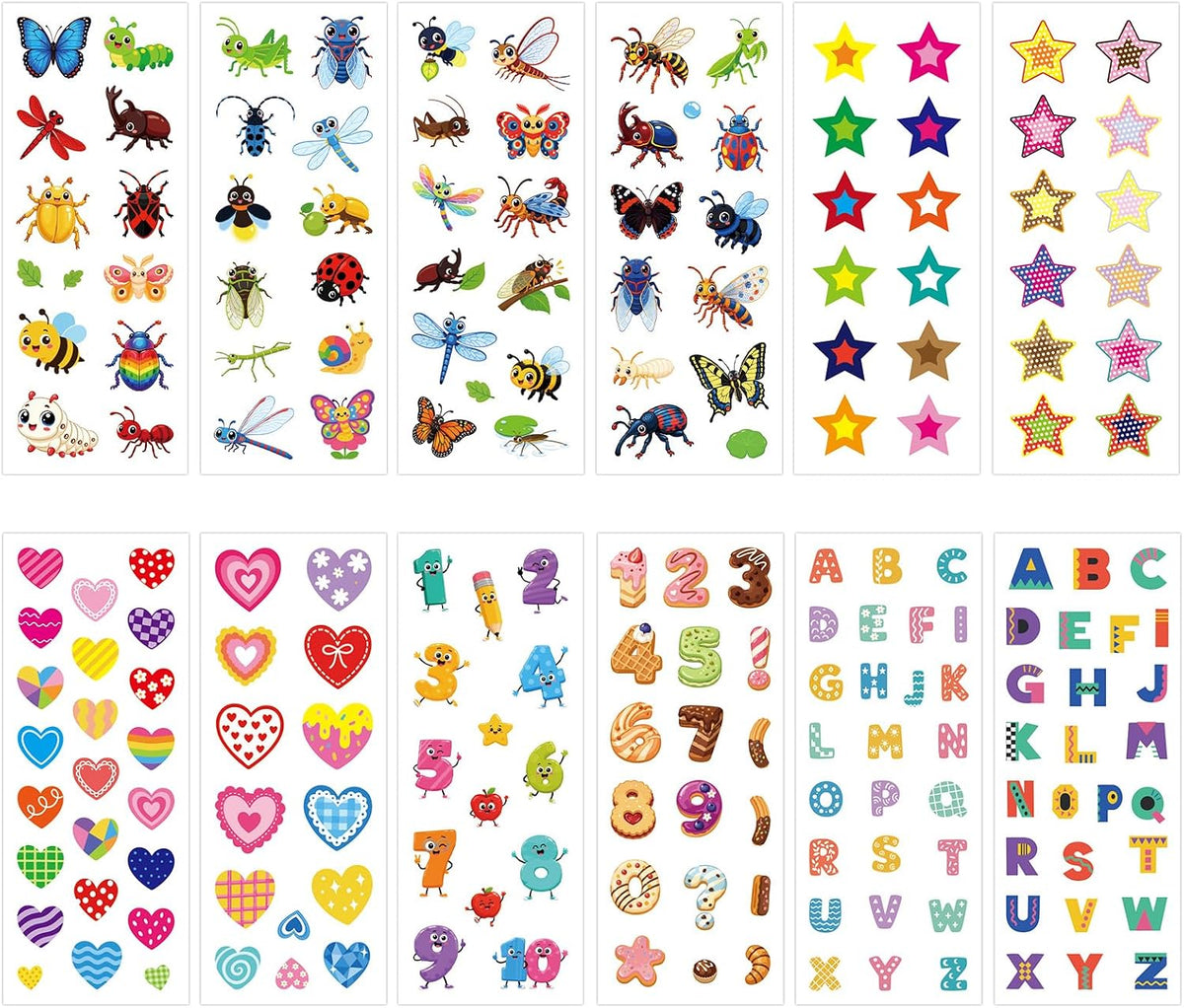 Puffy 3D Sticker for Kid & Toddler 500+ Variety Pack Cute Scrapbook - Animal Style - image 4