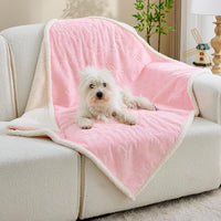 Pet Blankets for Cats, Waterproof Cat Blanket Washable - Pink Bow / 30"x40"
