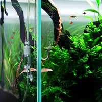 LINLAN Easy Water Refill CO2 Bubble Counter with Check Valve and Water Adder for Planted Aquarium CO2 Regulator (Thread Connection)