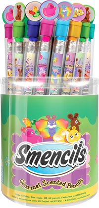Halloween Smencils Cylinder, HB #2 Scented Smelly Pencils - Spring