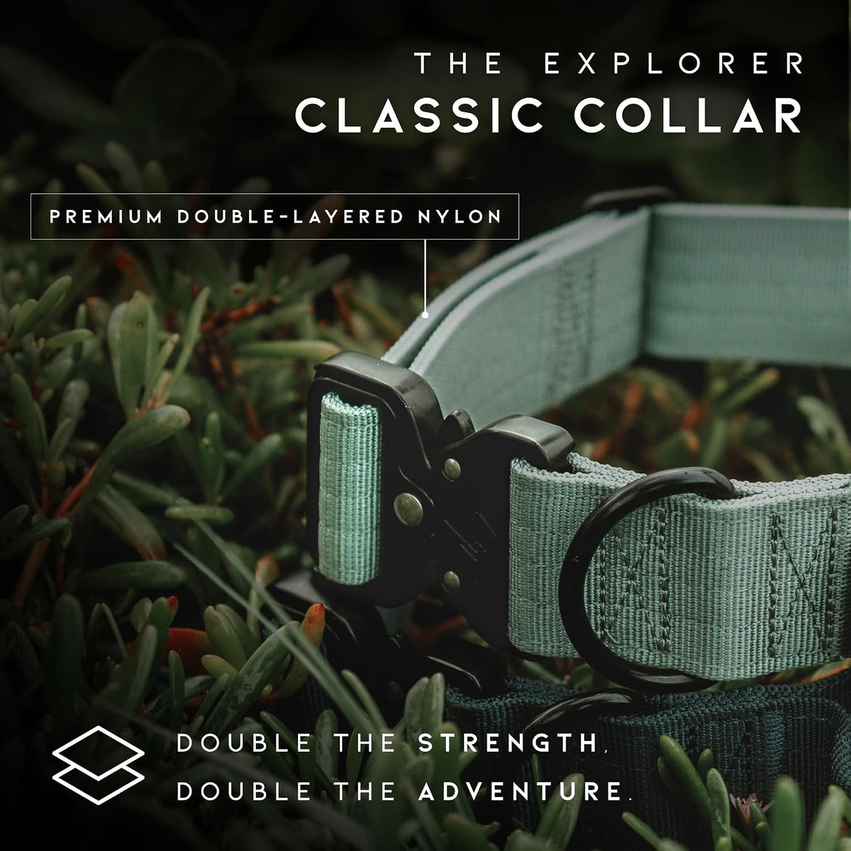 MADE TO ROAM Explorer Dog Collar - Vermont Weekends / Size 0 - image 3