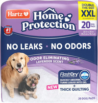 Hartz Home Protection Super Absorbent Odor Eliminating Lavender - Lavender / XXL 30 x 30 (20 Count)