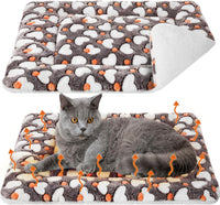 2 Pack Self Warming Cat Dog Bed Pad - Grey / 22'' X 18'' / Hearts