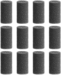 12 Pieces Black Pre-Filter Sponge Foam Roll Accessories for Aquarium Fish Tank