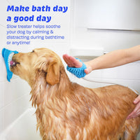 Lick Mat for Dogs with Suction Cups, XL, Blue - 2-Pack XL & Small - image 2