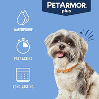 PetArmor Plus for Dogs Flea and Tick Prevention for Dogs, Long-Lasting & Fast-Acting Topical Dog Flea Treatment, 6 Count, small