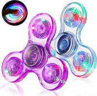 Gigilli Fidget Spinners for Kids 2 Pack - White& Purple
