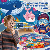 TALGIC Jumbo Floor Puzzle for Kids Ages 4-6 - Underwater - image 2