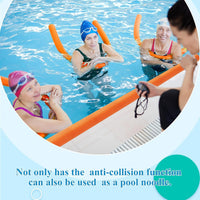 Hanaive jumbo pool noodles, 40 inch hollow EPE foam tubes in black, 4 pack - view 25