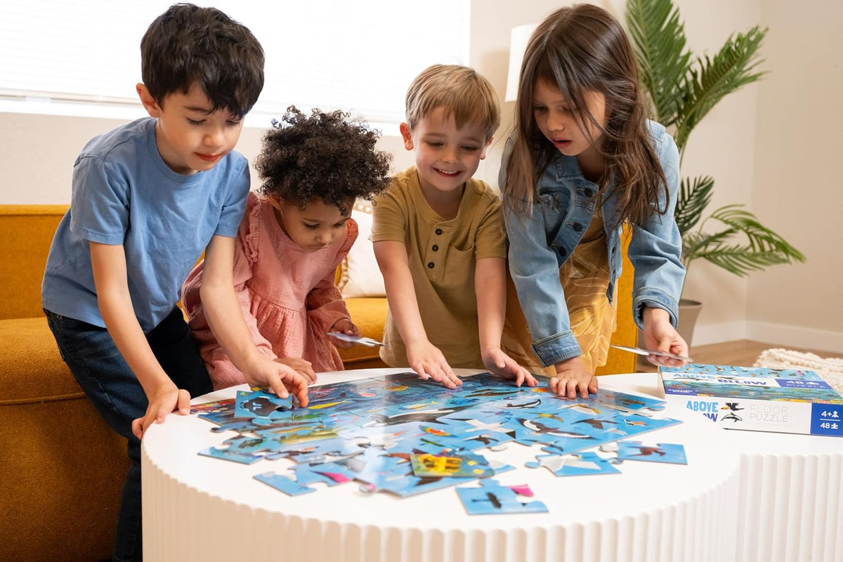 60 pc Above & Below/Earth & Space – Fun for Kids & Family - Day at the Aquarium - image 4