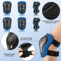 Kids Bike Skateboard Helmet Pad Set - S(18"-20.5"/ 2 -7years) / Blue - image 3
