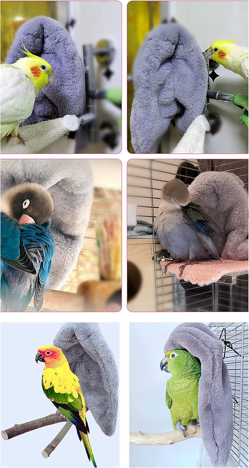 Bird Buddy Corner Fleece Bird Blanket Cozy Bird Bed Warmer Parrot - image 2