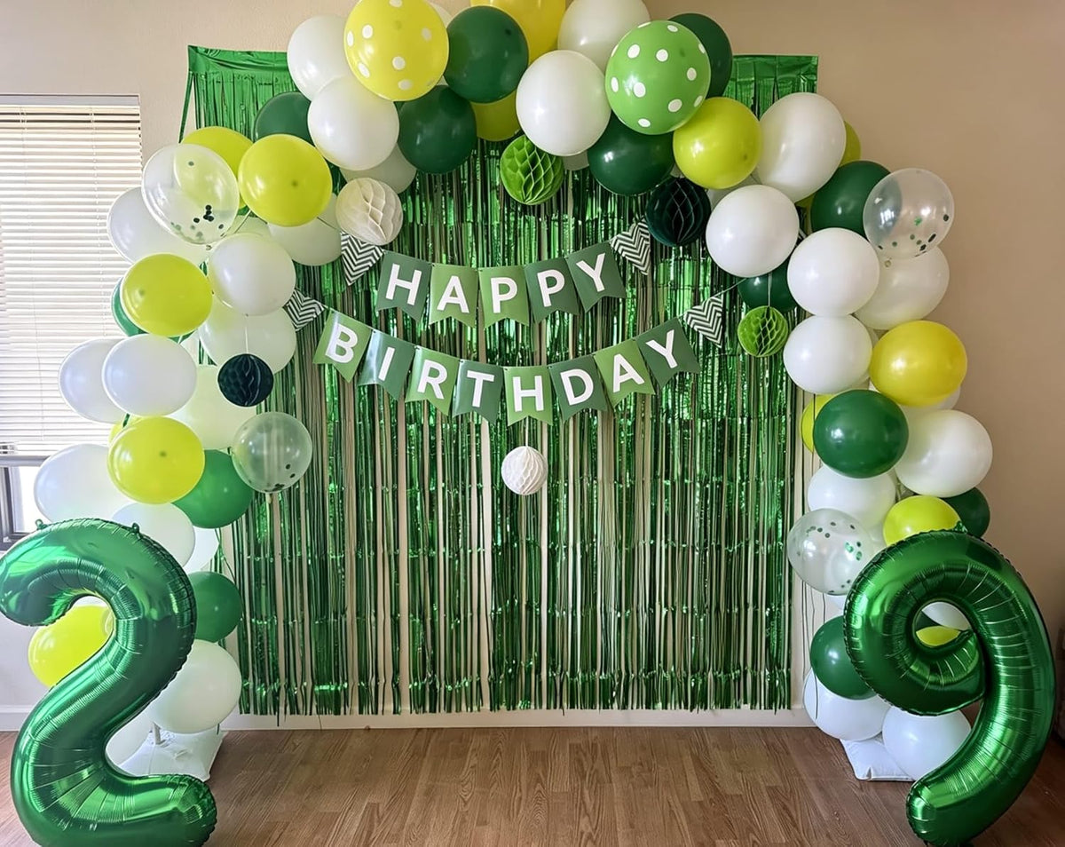 Number Balloons Blue 7 Balloon Numbers 40 inch for 7th Birthday - Dark Green / Number 3 - image 3