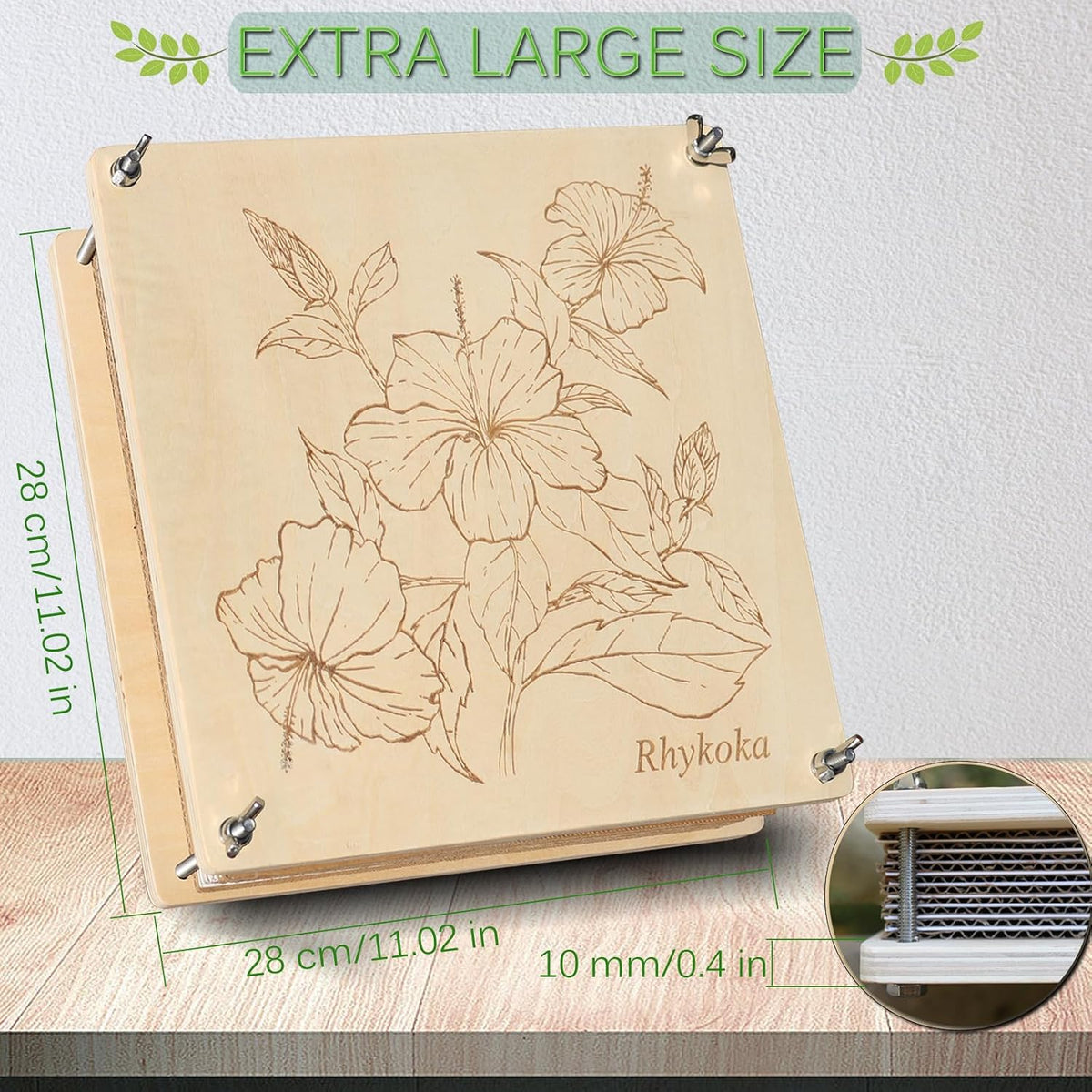 Rhykoka Wooden Flower Press - image 2