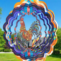 Rooster Metal Wind Spinners - Rooster / 12 Inch - image 4