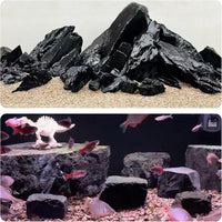 Aquarium Rock 5lb Fish Tank Stones for Aquarium Aquascape - 10LB(7pcs)3-7in. - image 2