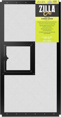 Zilla Fresh Air Hinged Door Screen Cover for Reptile Terrarium