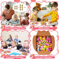 Wolpark mini erasers for kids shaped like cakes, donuts, ice cream, fruit and hearts - view 13