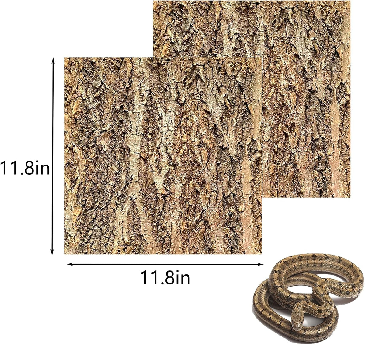 2PCS Cork Terrarium Background - 2Pcs-11.8” x 11.8” - image 2