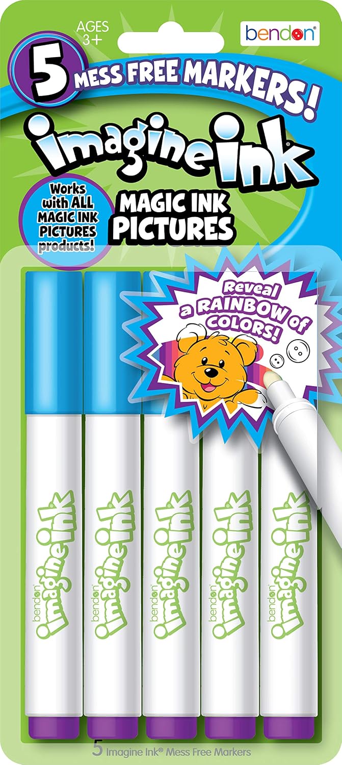 Bendon Imagine Ink Markers, Imagine Ink Mess-Free Markers - 1